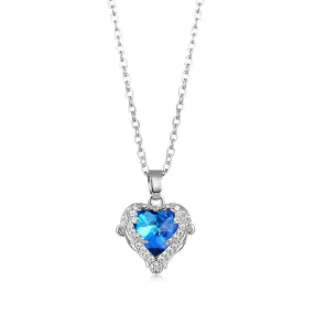 2022 New Arrival Heart Sharp Zirconia Diamond necklace For Women