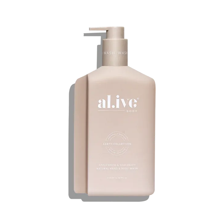 Al.ive Body Hand & Body Wash - Applewood & Goji Berry