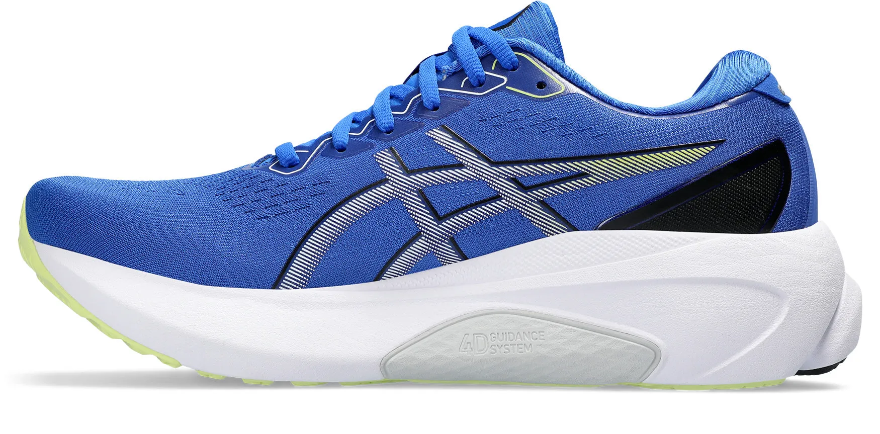 Asics Gel Kayano 30 (D Width) - Illusion Blue/ Glow Yellow (Mens)