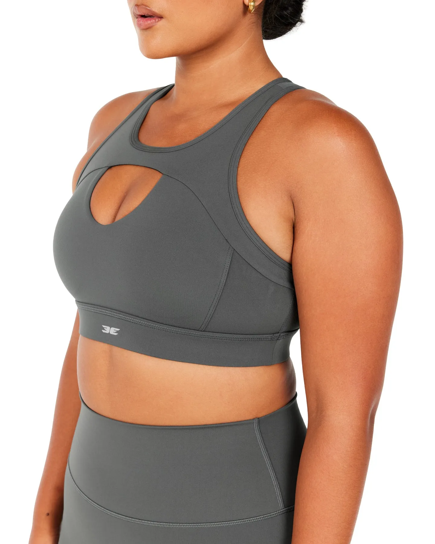 Aura Crest Bra - Cloud Grey