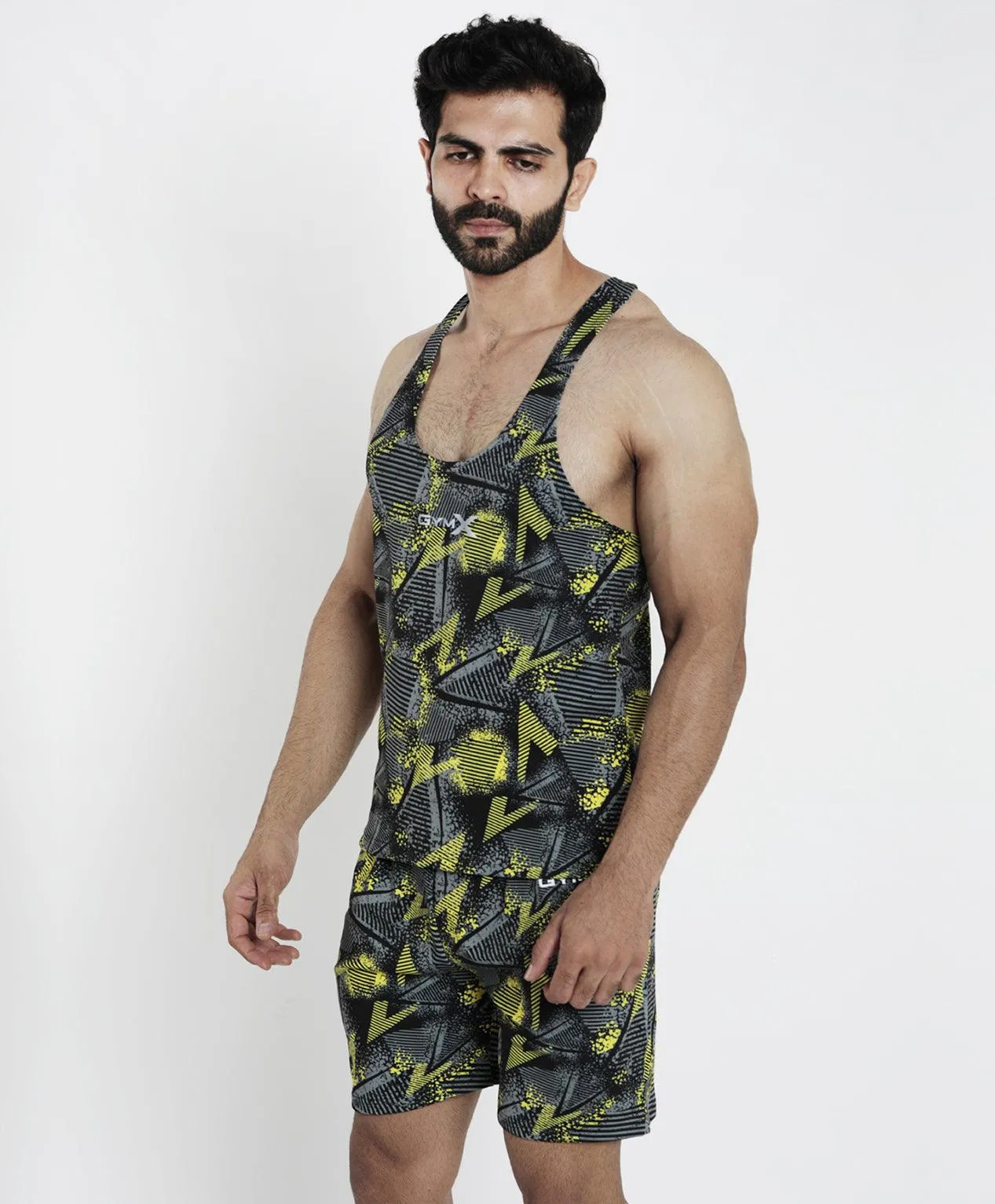 Bolt Yellow Camo Stringer (4 way stretch) - Sale