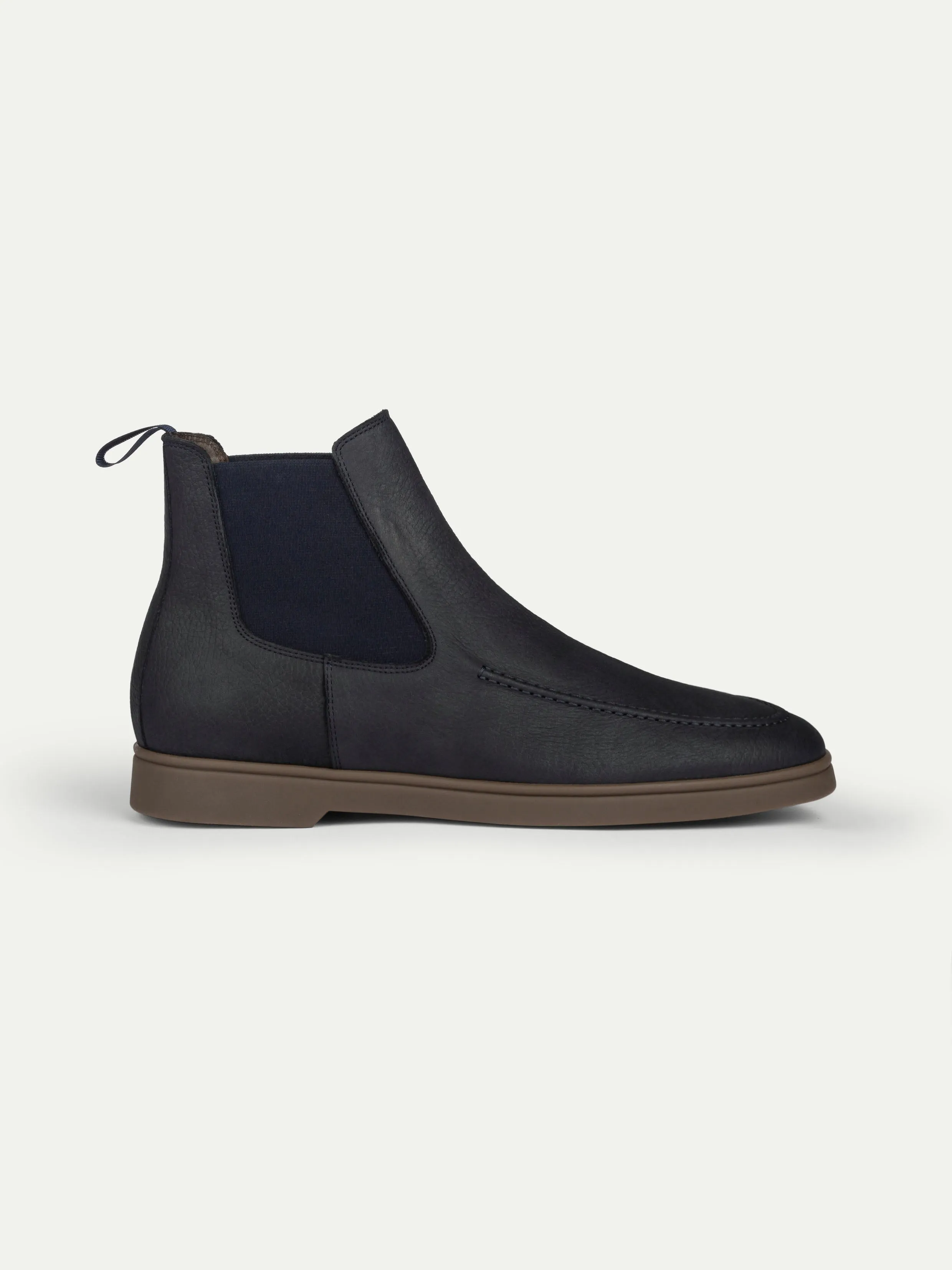 City Chelsea Boots Nubuck Navy