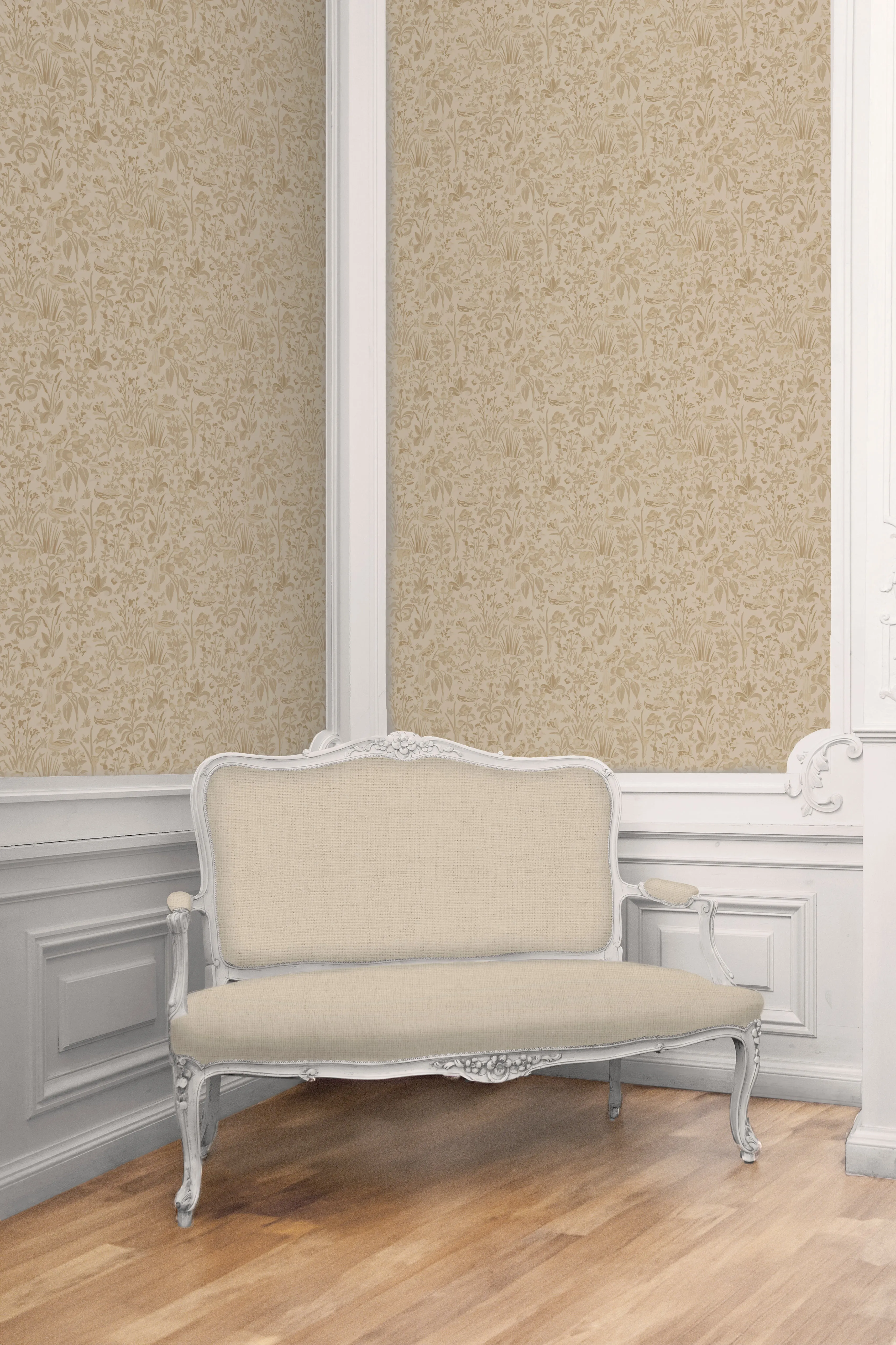 Clay Coated Wallpaper - Sand Sherwood Forest