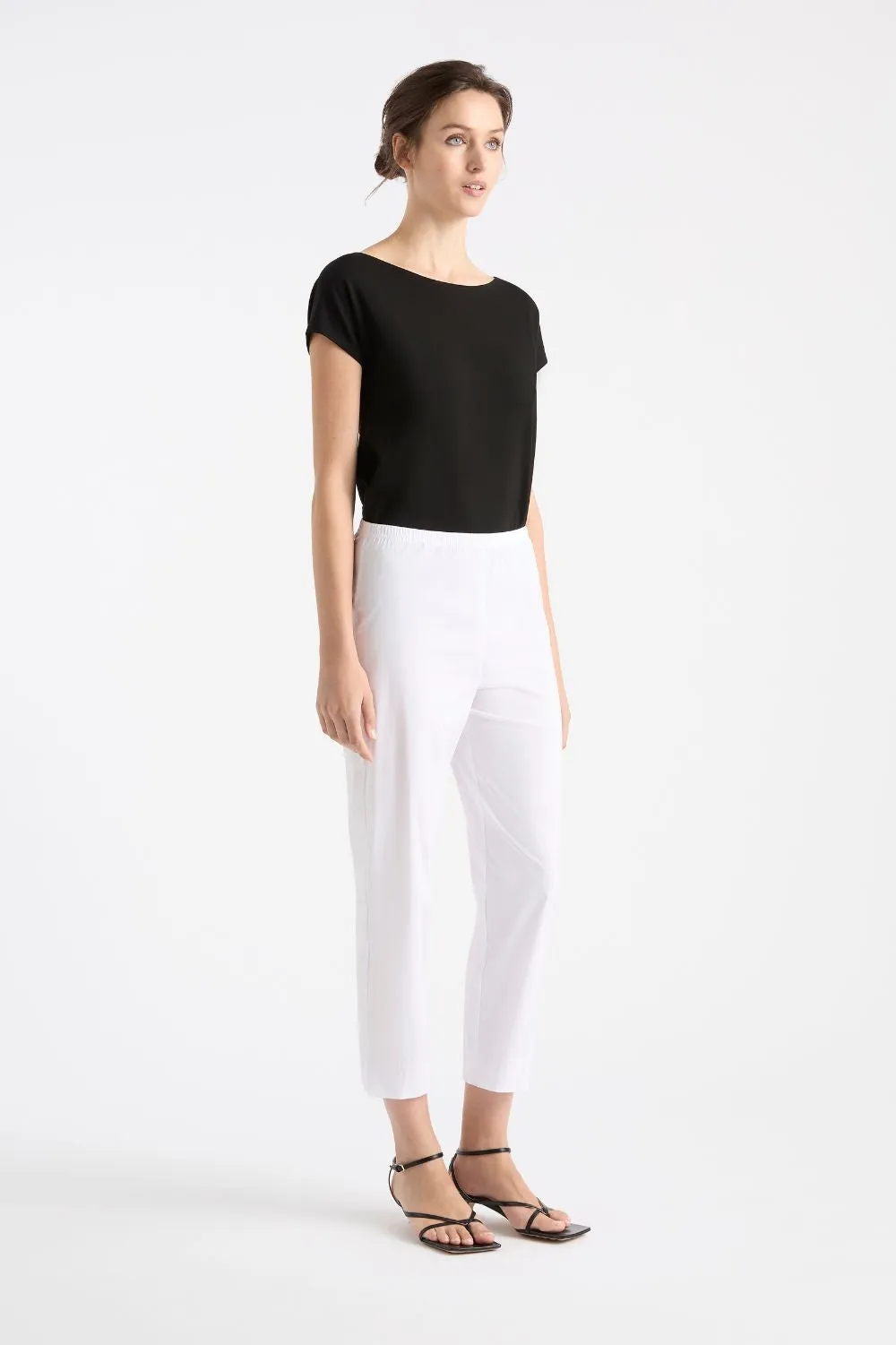 Cropped Pant | White