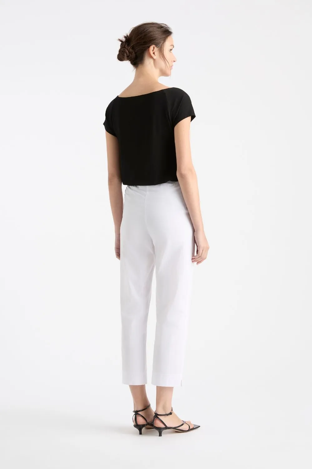 Cropped Pant | White