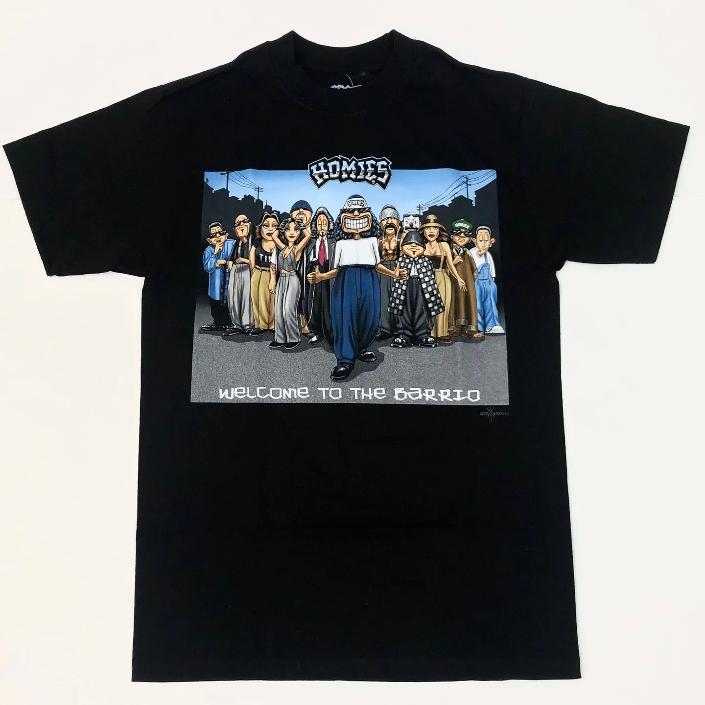 DGA Homies Signature Welcome To The Barrio Men Graphic T-Shirt