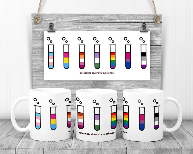 Diversity Test Tubes Mug