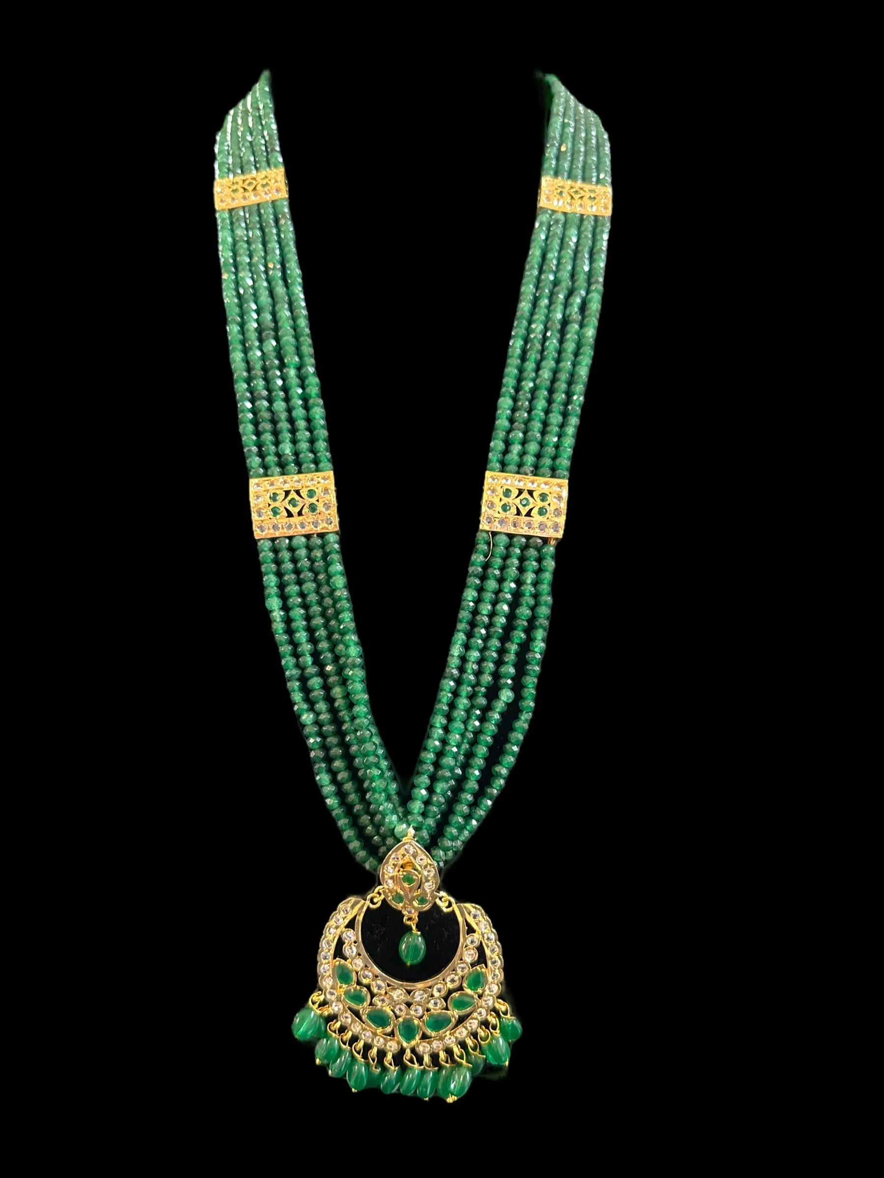 DLN43 Noor Rani haar ( green ) ( SHIPS IN 4 WEEKS )