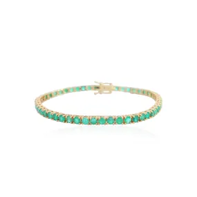 Emerald Tennis Bracelet