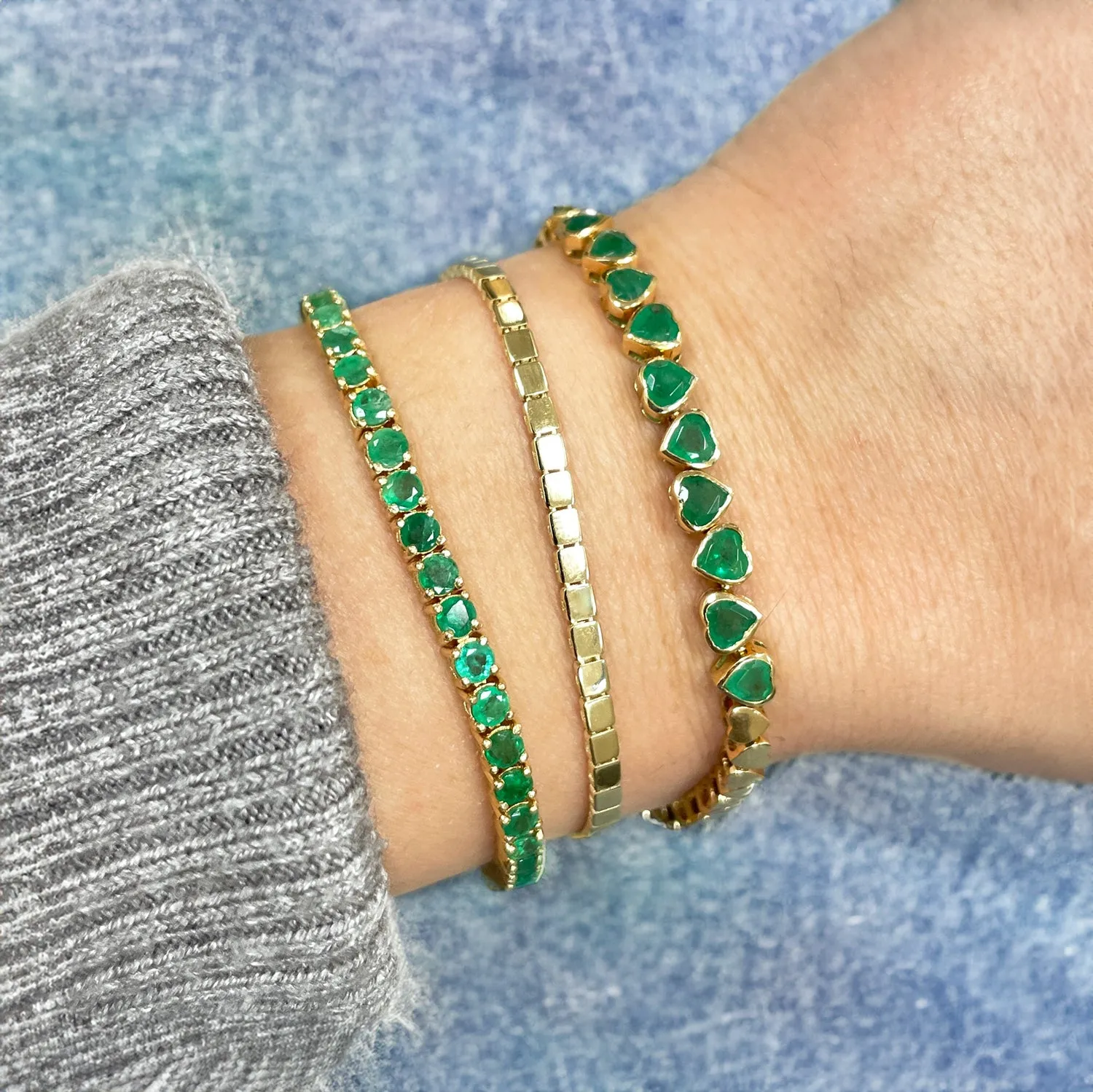 Emerald Tennis Bracelet