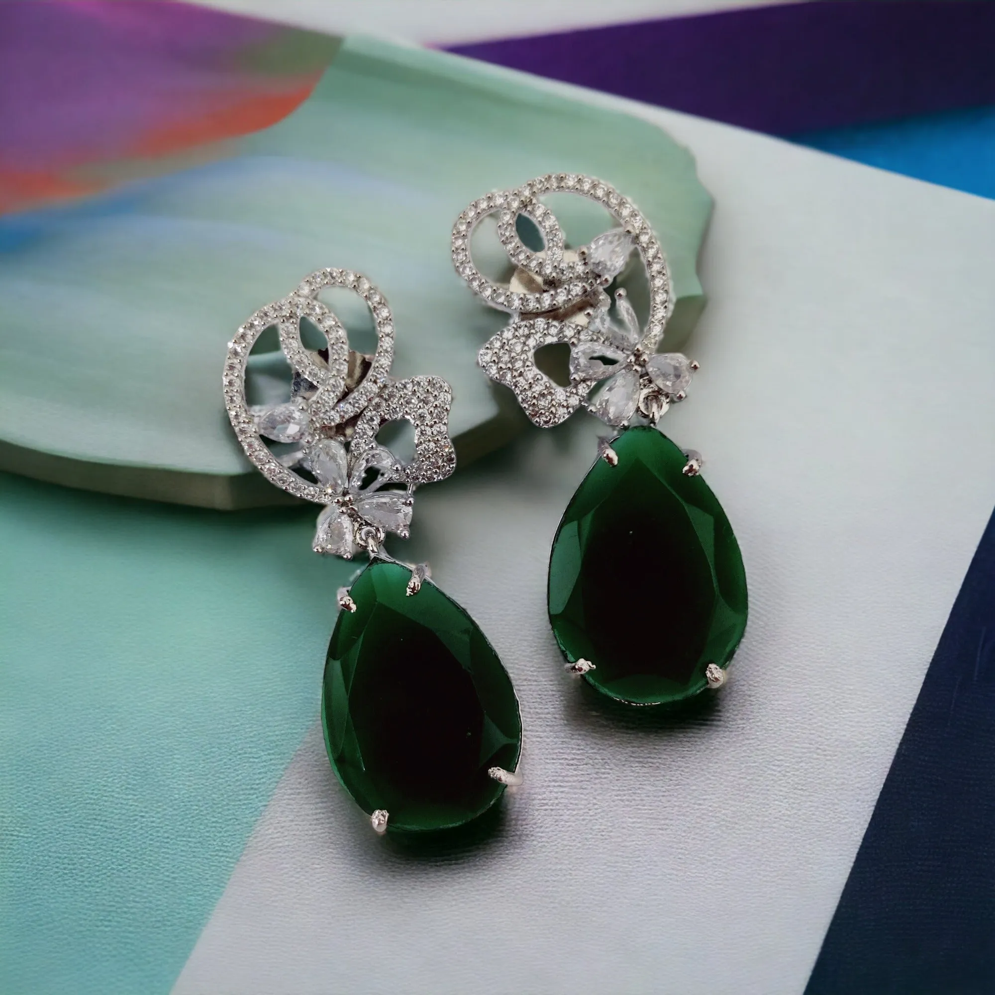 Enchanted Green Earrings