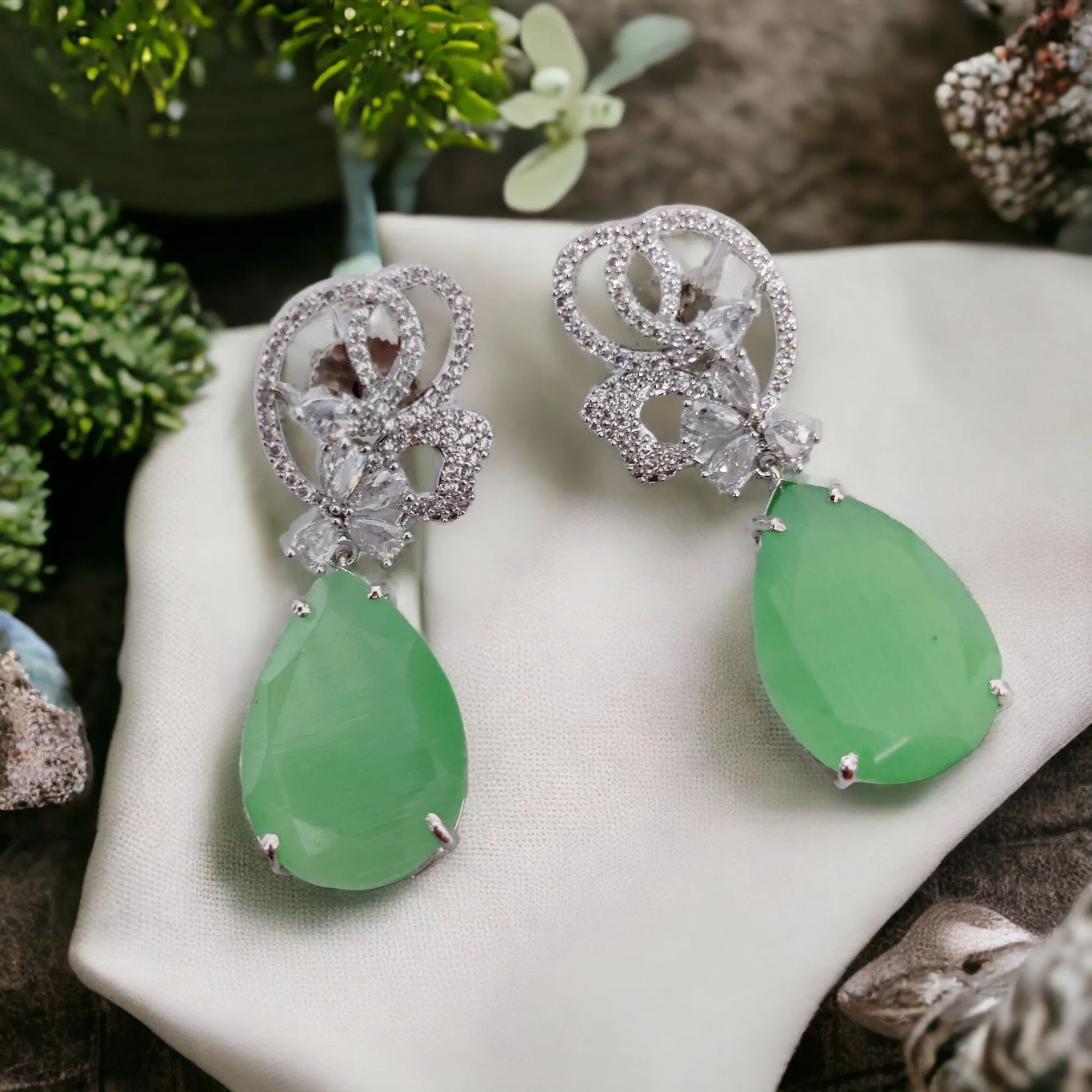 Enchanted Green Earrings