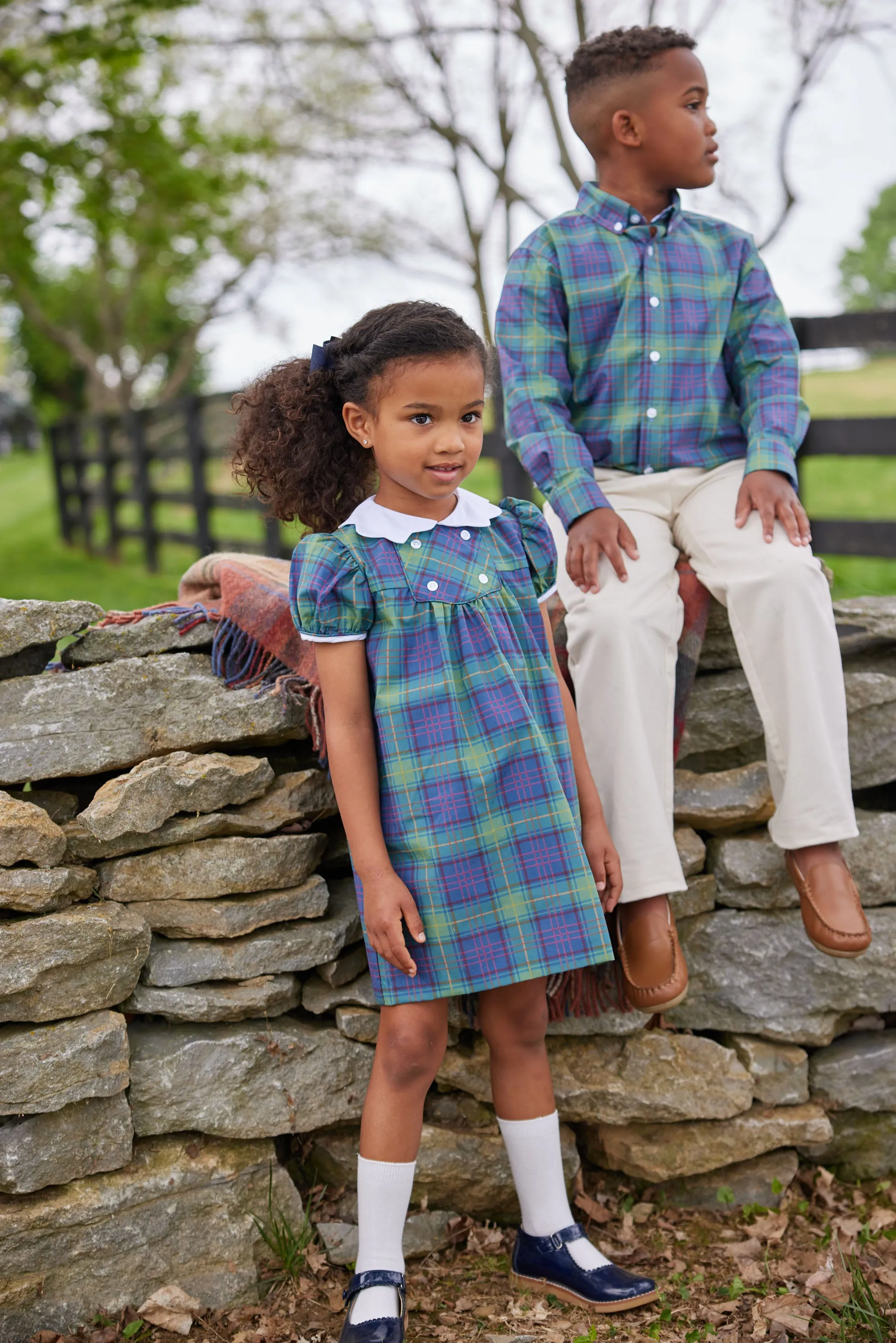 Fallon Dress - Ashford Tartan