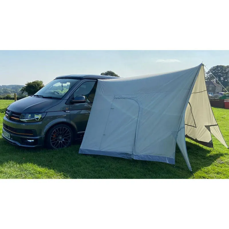 GLANOPY: Polycotton Van Sun Canopy/Universal Porch for glawnings and bell tents