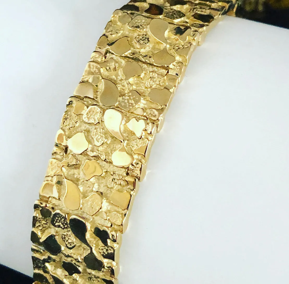 Gold Nuggets bracelet