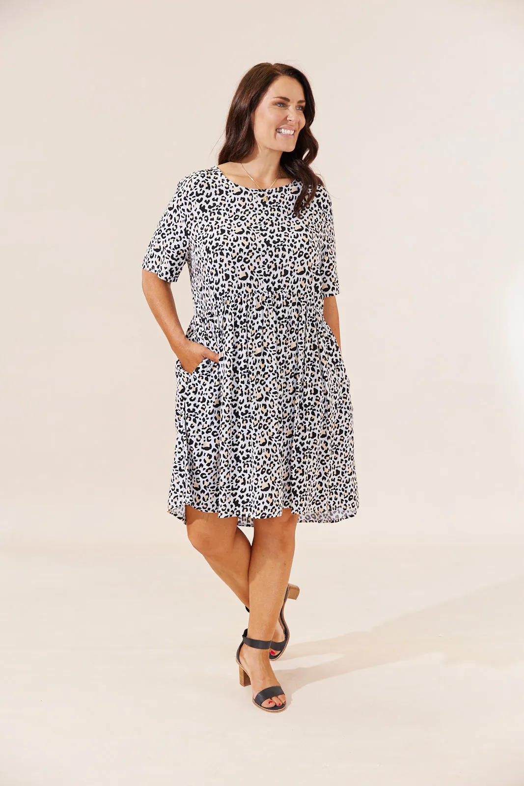 Hayman Dress - Leopard - Seconds