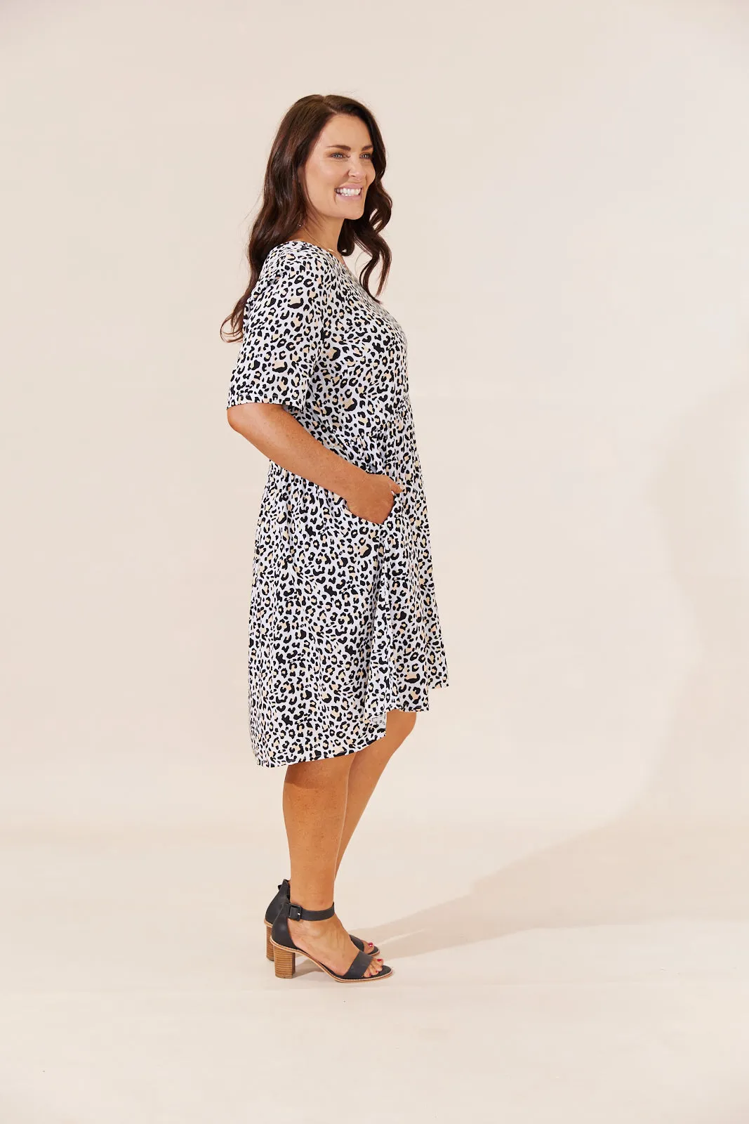 Hayman Dress - Leopard - Seconds