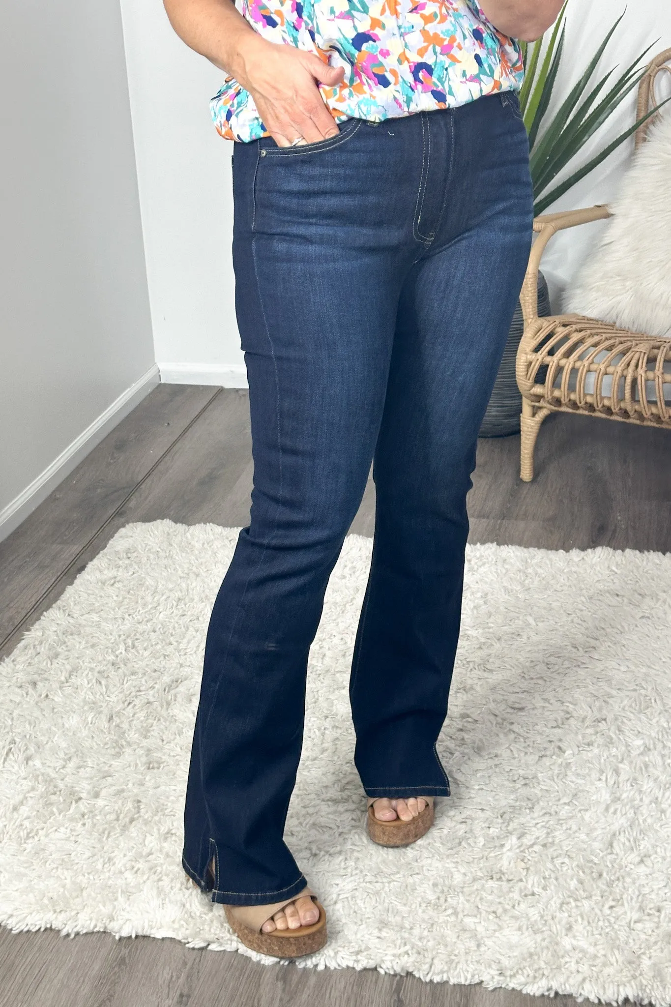 KanCan Monica High Rise Jean : Super Dark