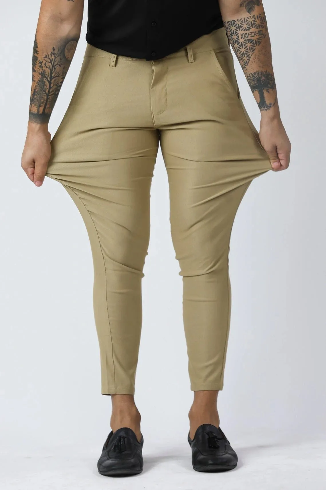 Khaki Slim Fit Pants