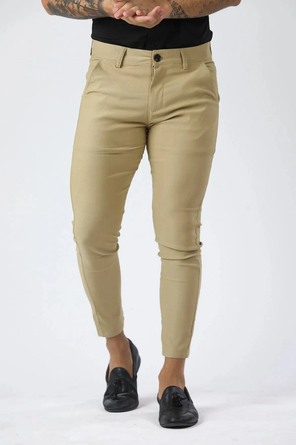 Khaki Slim Fit Pants