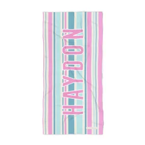 Multi Stripe Beach Towel