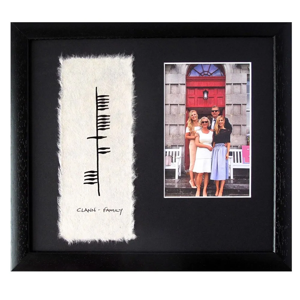 Ogham Photo Frame