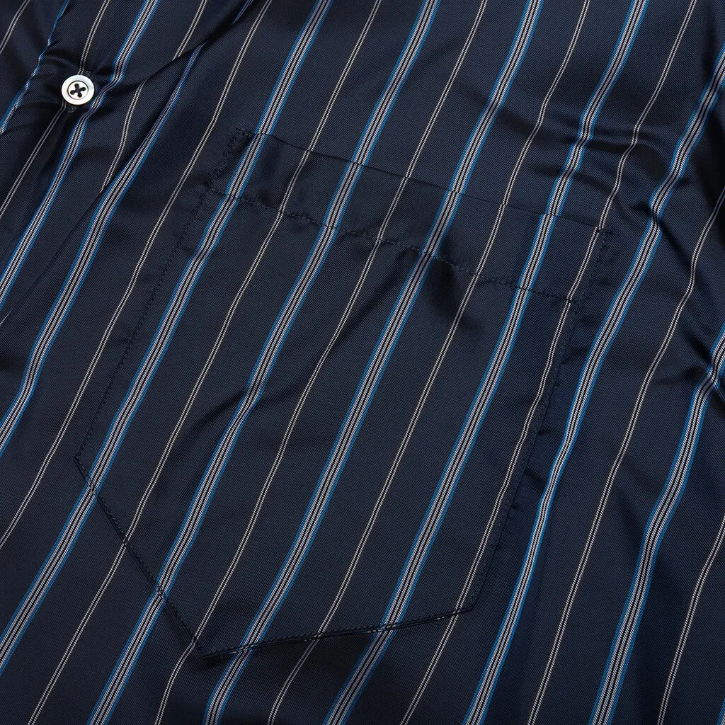 Padded Shirt - Navy Stripe