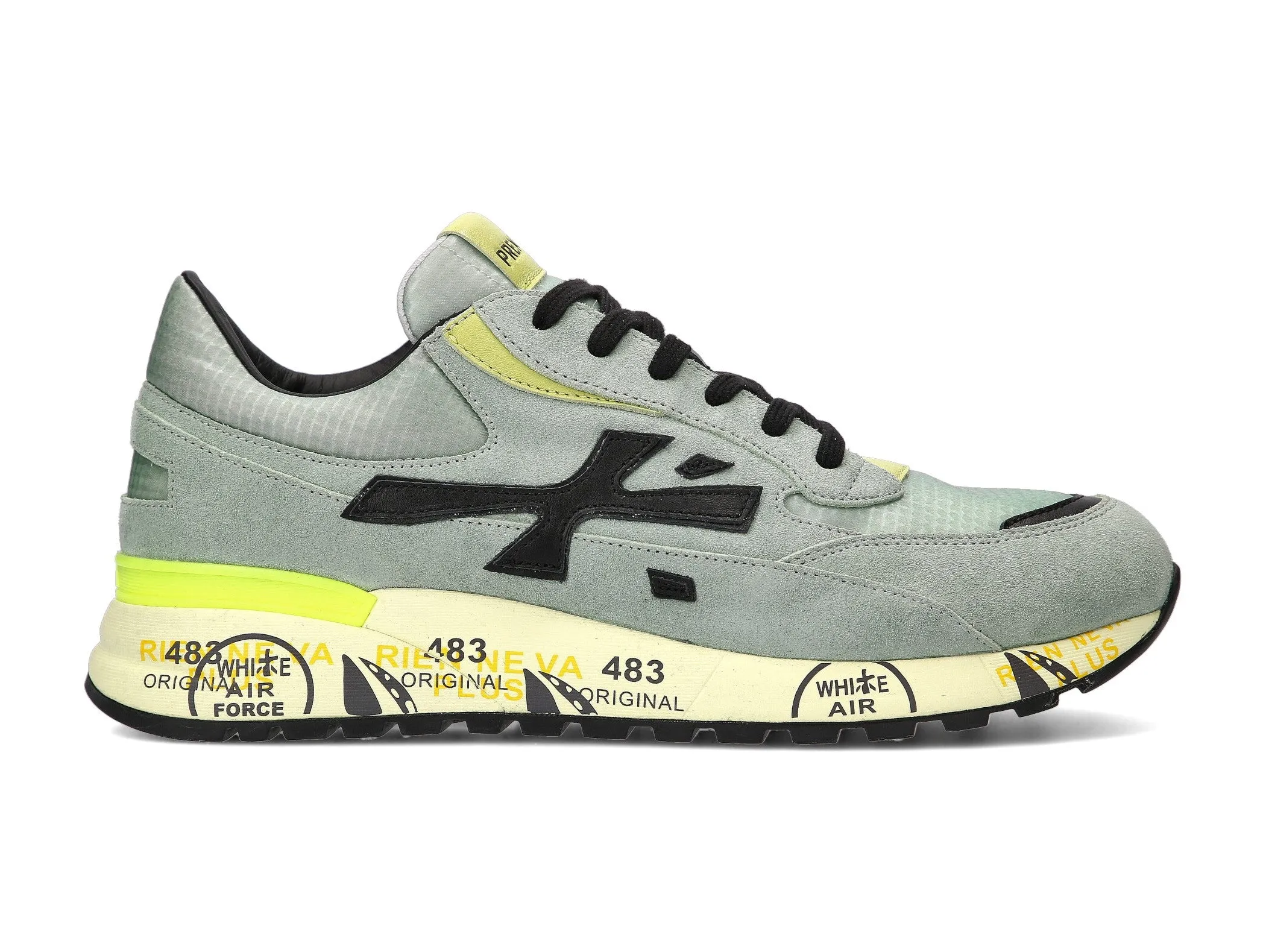 Premiata Django sneakers uomo tessuto camoscio