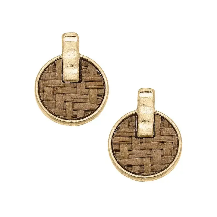 Raffia Studs