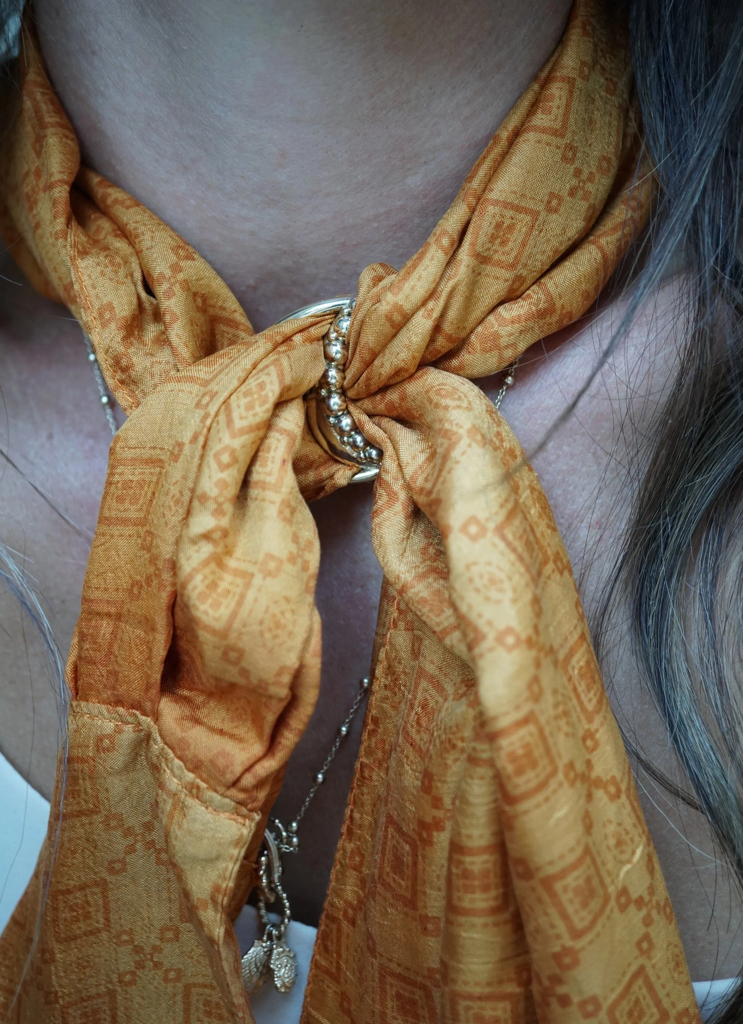 Recycled Brass Scarf Ring Bundle