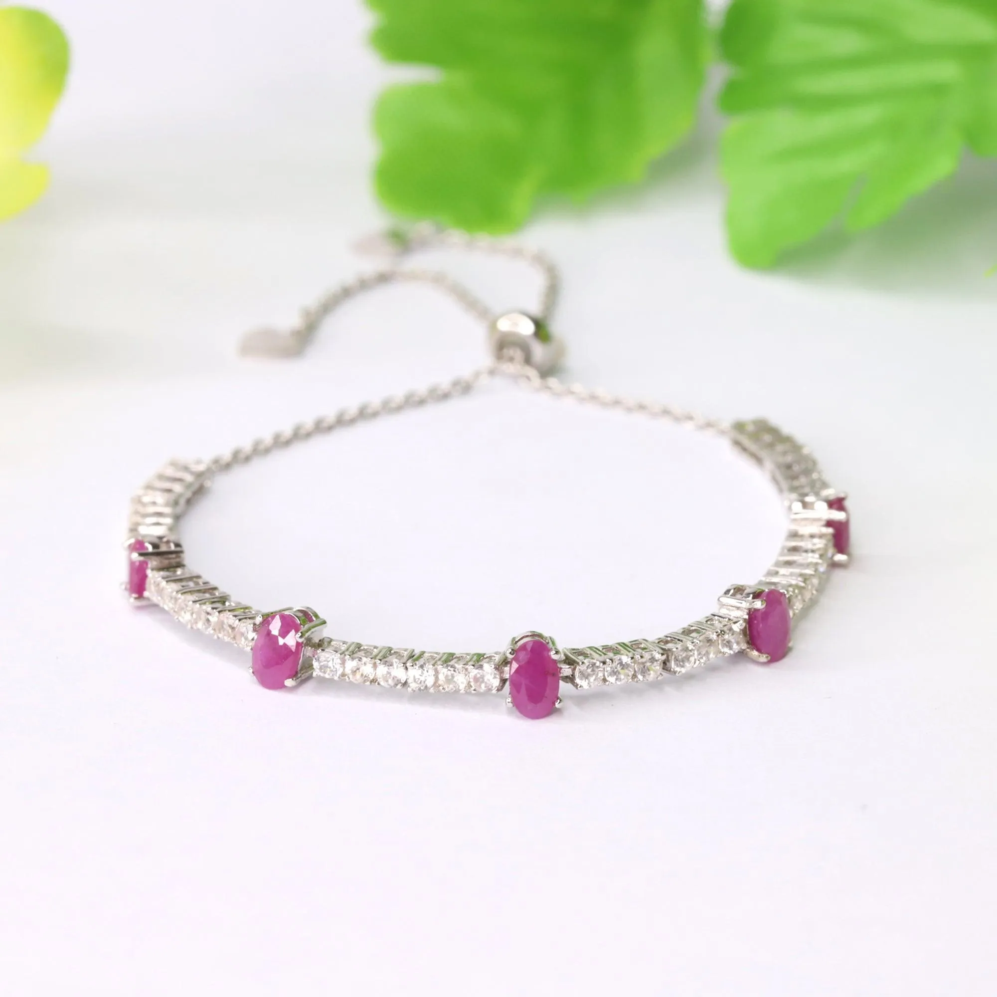 Ruby Adjustable Bracelet