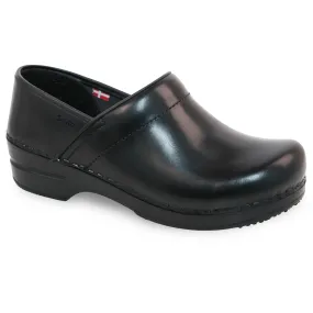 Sanita Addison Women's Cabrio Black Chef Clog