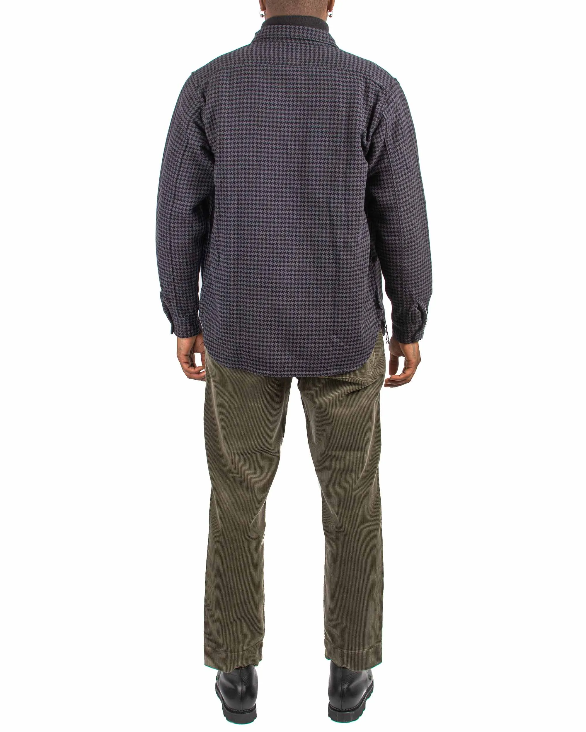 The Real McCoy's MS21102 8HU Houndstooth Flannel Shirt Chale